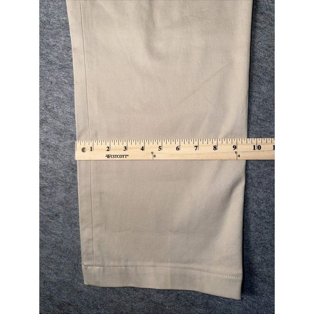 Banana Republic Dawson Chino Pants Khaki Beige Flat Front Mens Size 30x30